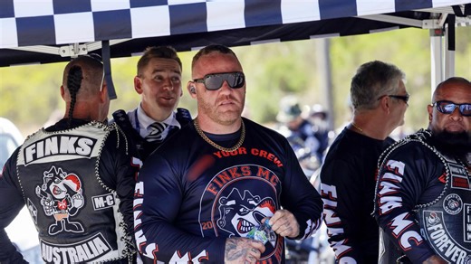 Pictures: Finks bikies roar into Melbourne