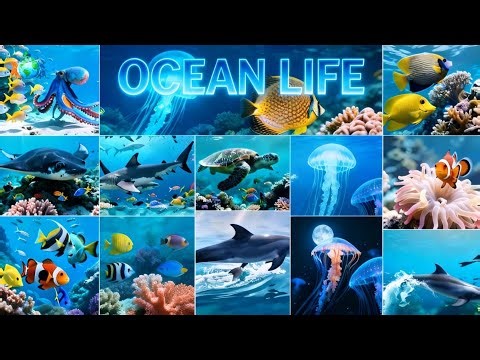 Top Most Beautiful Ocean Life in the World | Amazing Deep Sea Underwater Creatures