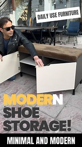 24K views · 1.9K reactions | Stylish and modern shoe rack furniture for home interior. It is designed for everyday home decor, this modern home furniture offers smart shoe storage with a clean, elegant interior look. A perfect furniture choice for every modern home interior and decor #shoerack #shoeorganizer #homefurniture #homedecor #creativeinterfurniture #reel | CreativeInter by Amir Akbar | Facebook