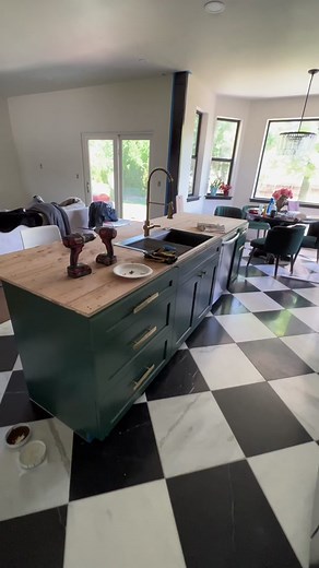 Adding Support Brackets for Kitchen Island Overhang | Kitchen Reno Update