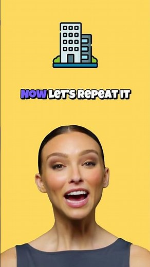 Word "building" - Beginners A1 level - English vocabulary #learnenglish