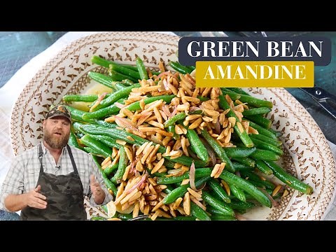 How to Make Classic Green Bean Amandine | Easy French Side Dish 🌿🍽️