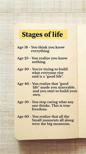 Stages of life || Life lesson's every budy wants to know || #lifelessons #psychology #explore #new