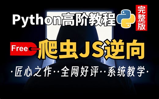 2024年B站最强的Python爬虫进阶教程！大佬专门研制，全程通俗易懂【JS逆向/APP逆向/web逆向/爬虫实战】