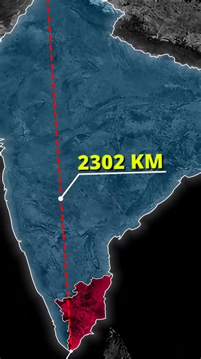 🇮🇳 India Ki Asli Length Kitni Hai? 😲 | #gk #shorts