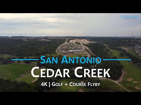 Every hole at Cedar Creek Golf Course - San Antonio, Texas 🇺🇸 | 4K drone + binaural audio 🎧
