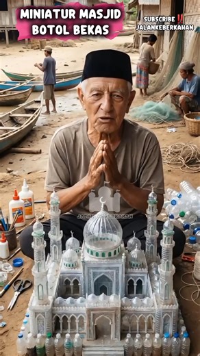 🕌 MINIATUR MASJID AGA PART 34 #shorts #miniaturmasjid #islam🕌