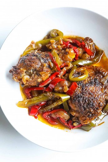 How To Make Short-cut Jamaican Inspired Stew Chicken In Instant Pot