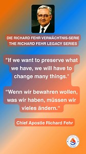 THE RICHARD FEHR LEGACY SERIES - The "Serving and Leading" Revolution. Chief Apostle Richard Fehr (1988-2005) transformed how we understand spiritual authority. His leadership philosophy wasn't just inspiring—it was transformational. | NACIC WORLD
