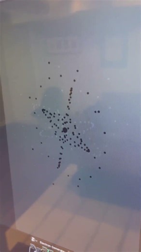 day 2 simulating an atom in blender #blenderanimation #chemistry #simulator