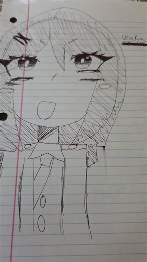 I drew Uraka from memory and my first time drawing her :3 #myheroacademia