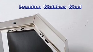 2 1/2" Angled Mud Flaps Set for Semi Trucks Stainless Steel Mudflap Hangers with 24*24" Flexible Mudflaps