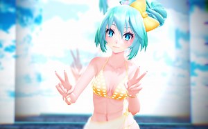 【MMD】Marine Dreamin'【TDA式 夏日泳装 Miku】
