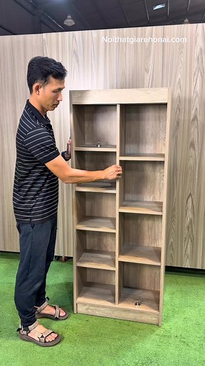 DIY Furniture Hack – Hide Secret Cash Behind Your Bookshelf #SecretStorage #HiddenCompartment #SmartFurniture #HomeHacks #DIYProjects #ASMR | NỘI THẤT GIÁ RẺ