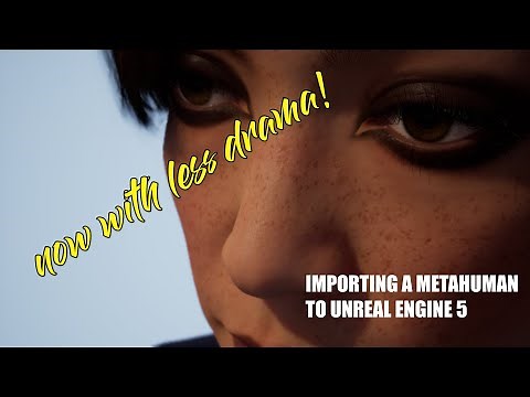 Importing a Metahuman into Unreal Engine 5 (simplified way)