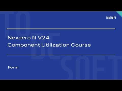 [ Component Utilization ] 10. Form