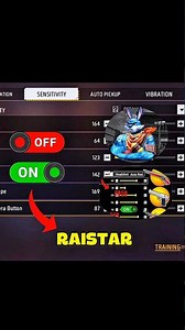 Raistar Secret Sensitivity Setting || All Gun Auto Headshot Sensitivity Settings In Free Fire 2025