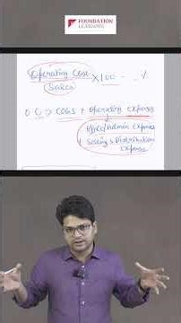 Operating Ratio Explained | Formula, Calculation & Interpretation | US CMA / ACCA by CA Rohit