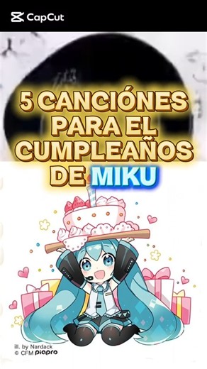 5 songs for Hatsune Miku's birthday #hatsunemiku #vocaloid