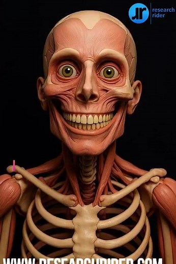 Mind-Blowing 3D Anatomy Model! Muscles, Bones & Face Explained! ResearchRider