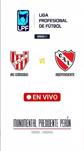Instituto (Córdoba) vs Independiente | Argentina Professional League (Apertura) | Matchday 11 | LIVE