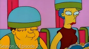 The Simpsons bubble gum scenes 吹泡泡糖