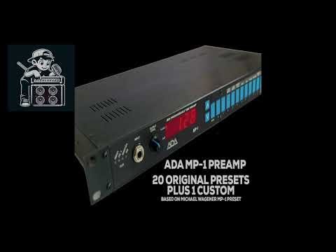 Tonex Capture Pack: ADA MP-1 Preamp — Exact Studio Capture for Tonex