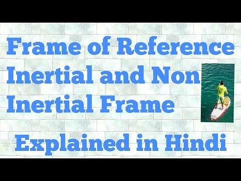 frame of reference (inertial and non inertial frame of references)| hindi
