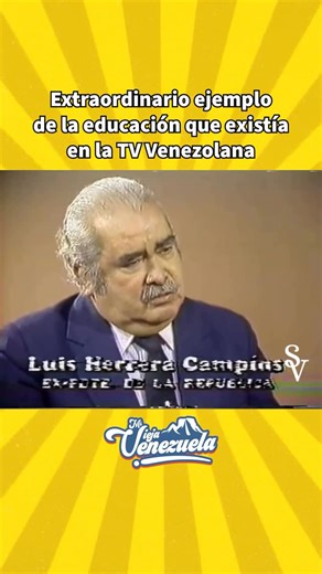 Miviejavenezuela 🇻🇪 on Instagram: "📺En la historia de la televisión venezolana, pocos momentos ilustran tan bien la tensión entre el periodismo y el poder político como el intercambio entre Sofía Ímber y el expresidente Luis Herrera Campins. No fue un pleito común. Fue un choque entre dos pesos pesados de la cultura y la política que, pese a la evidente tensión, mantuvieron la altura del debate. Un recordatorio de una época donde las diferencias se discutían cara a cara y con argumentos.🤝 Vi