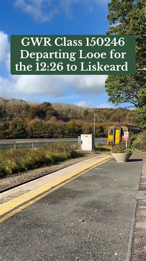 GWR Class 150246 Departing Looe for the 12:26 to Liskeard! #looe #cornwall #trains #railways #railwaystation #gwr #greatwesternrailway #class150 #Railway200 #ukrailscene #spottersuk | Spottersuk