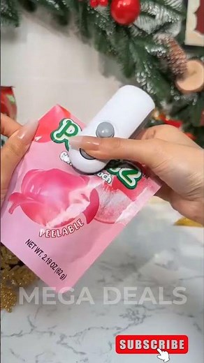 Portable Mini Sealing Machine | 2 in 1 USB Rechargeable Magnetic Bag Sealer | Heat Seal with Cutter