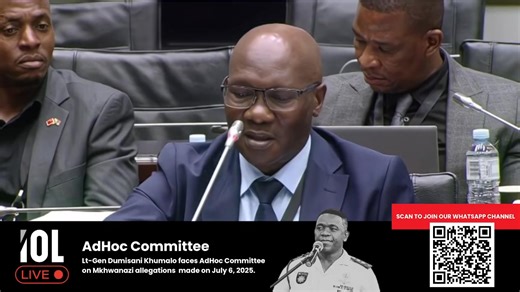 4.5K views · 37 reactions | General Khumalo tells the AdHoc Committee: No "Mchunu is neither corrupt nor involved with any cartel." #AdHocCommittee #SenzoMchunu WATCH | https://www.youtube.com/watch?v=nqIopXWz3rs | IOL News | Facebook