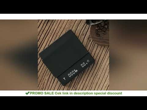 MHW-3BOMBER Smart Coffee Scale Timer 2kg/0.1g High Precision Kitchen Scales Drip Coffee Espresso Sca