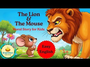 The Lion & The Mouse | Moral Story with Animation | English Kids Story | BrightNest Learning
