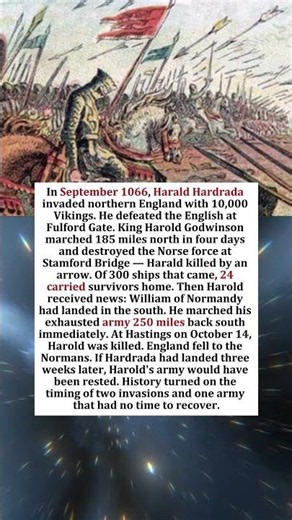 The Last Viking Invasion of England Failed by Three Weeks — One Exhausted Army Changed All History