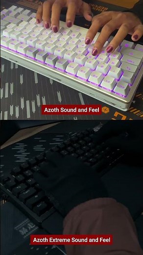 In the ASUS ROG Azoth vs Azoth Extreme, which one wins in performance, features, and style? ⌨️🤔