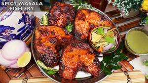 This Spicy Rohu Fish Fry is a must-try for all seafood lovers! Marinated in a blend of bold spices and fried to golden perfection in coconut oil, this fish fry is crispy, flavorful, and absolutely irresistible. It’s a quick and easy dish that can be paired with rice or enjoyed as a delicious appetizer. Perfect for weekend meals or special occasions, this recipe brings out the best flavors of Rohu fish. The crispy outer layer and tender fish inside, combined with the subtle aroma of curry leaves 