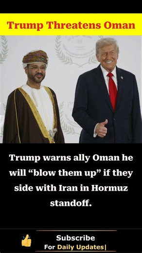 Trump Threatens Oman