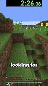 Speedrunning a random item in minecraft: Compass edition #minecraftshorts #shorts