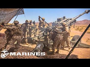 U.S. Marine Corps: M777 Howitzers During Live-Fire Exercise in California.