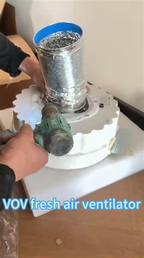 VOV fresh air ventilation system! Installation is very simple.