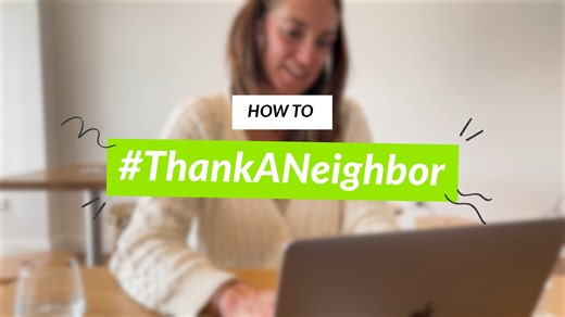‘Tis the season for gratitude. Now, you can share that gratitude on Nextdoor with our #ThankANeighbor feature. To thank someone today, go to Post > Thank a neighbor. Then, you can select a theme for your post and shout out your neighbor and why you’re thankful for them 💚 Learn more here: https://nxdr.co/3MxtWl9 | Nextdoor