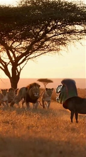 Pranking Lions with a T-Rex Mask 😂