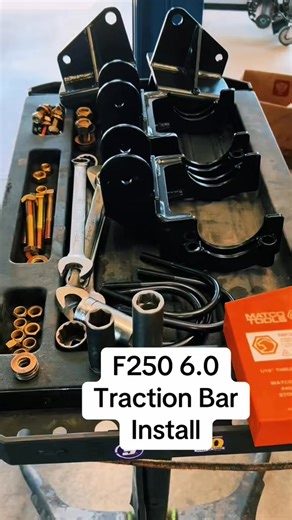 2006 F250 6.0L. BDS Traction Bars - Install #powerstrokediesel #dieselpower #ford | Jimar Graves