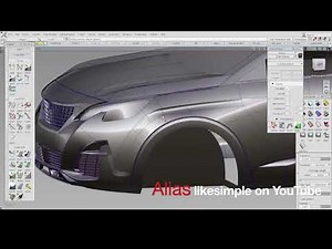 Autodesk Alias FREE Tutorial | Peugeot 3008 Wheel Arch | MS3D