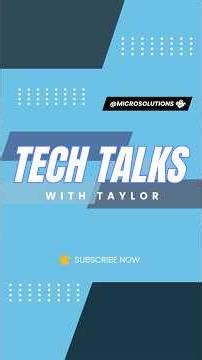 Tech Talks with Taylor Ep. 1: CMMC 2.0 & the Human Firewall Explained