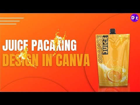 How To Design A Product With Canva | Juice package | Tutorial | Designtalk | Part 2 |