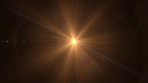 Orange color with light leak glow animation. 2D rendering abstract background