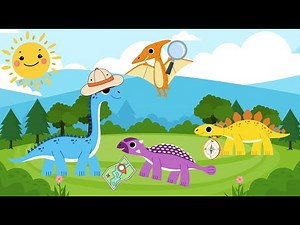 🦖🎶 Dinosaur Stomp Song for Kids | Fun and Educational Dino Adventure 🦖🎶
