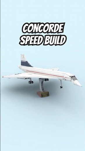 LEGO Concorde Speed build